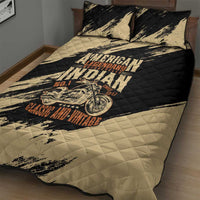 American Legendary Motorcycles Indian Chief 1947 Quilt Bed Set Classic and Vintage - Wonder Print Shop