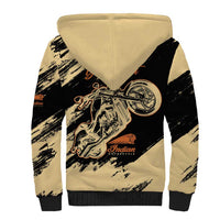 Personalized American Legendary Motorcycles Indian Chief 1947 Sherpa Hoodie Classic and Vintage - Wonder Print Shop