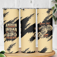 Personalized American Legendary Motorcycles Indian Chief 1947 Skinny Tumbler Classic and Vintage - Wonder Print Shop
