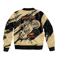 Personalized American Legendary Motorcycles Indian Chief 1947 Sleeve Zip Bomber Jacket Classic and Vintage - Wonder Print Shop