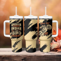 Personalized American Legendary Motorcycles Indian Chief 1947 Tumbler With Handle Classic and Vintage - Wonder Print Shop