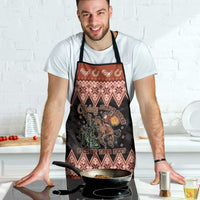 Howdy Christmas Cowboy Santa Apron Giddy Up Jingle Horse Pick Up Your Feet - Wonder Print Shop