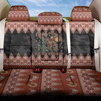 Howdy Christmas Cowboy Santa Back Car Seat Cover Giddy Up Jingle Horse Pick Up Your Feet - Wonder Print Shop