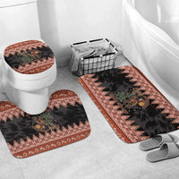 Howdy Christmas Cowboy Santa Bathroom Set Giddy Up Jingle Horse Pick Up Your Feet - Wonder Print Shop