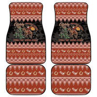 Howdy Christmas Cowboy Santa Car Mats Giddy Up Jingle Horse Pick Up Your Feet - Wonder Print Shop