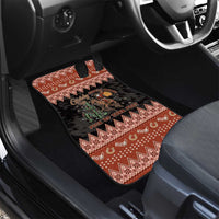 Howdy Christmas Cowboy Santa Car Mats Giddy Up Jingle Horse Pick Up Your Feet - Wonder Print Shop