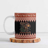 Howdy Christmas Cowboy Santa Ceramic Mug Giddy Up Jingle Horse Pick Up Your Feet - Wonder Print Shop