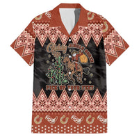 Howdy Christmas Cowboy Santa Family Matching Puletasi and Hawaiian Shirt Giddy Up Jingle Horse Pick Up Your Feet - Wonder Print Shop