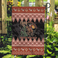 Howdy Christmas Cowboy Santa Garden Flag Giddy Up Jingle Horse Pick Up Your Feet - Wonder Print Shop