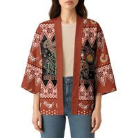 Howdy Christmas Cowboy Santa Kimono Giddy Up Jingle Horse Pick Up Your Feet - Wonder Print Shop