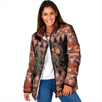 Howdy Christmas Cowboy Santa Padded Jacket Giddy Up Jingle Horse Pick Up Your Feet - Wonder Print Shop