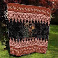 Howdy Christmas Cowboy Santa Quilt Giddy Up Jingle Horse Pick Up Your Feet - Wonder Print Shop