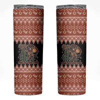 Howdy Christmas Cowboy Santa Skinny Tumbler Giddy Up Jingle Horse Pick Up Your Feet - Wonder Print Shop