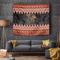 Howdy Christmas Cowboy Santa Tapestry Giddy Up Jingle Horse Pick Up Your Feet - Wonder Print Shop