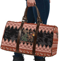 Howdy Christmas Cowboy Santa Travel Bag Giddy Up Jingle Horse Pick Up Your Feet - Wonder Print Shop