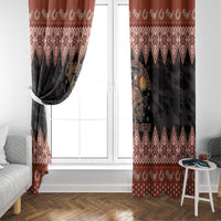 Howdy Christmas Cowboy Santa Window Curtain Giddy Up Jingle Horse Pick Up Your Feet - Wonder Print Shop