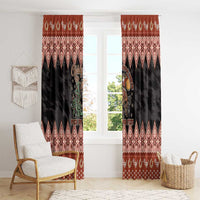 Howdy Christmas Cowboy Santa Window Curtain Giddy Up Jingle Horse Pick Up Your Feet - Wonder Print Shop