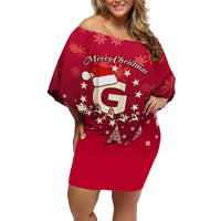 Georgia Christmas Family Matching Off Shoulder Short Dress and Hawaiian Shirt Santa Riding Reindeer Xmas Pattern - Wonder Print Shop