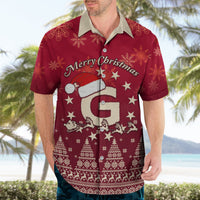 Georgia Christmas Hawaiian Shirt Santa Riding Reindeer Xmas Pattern - Wonder Print Shop
