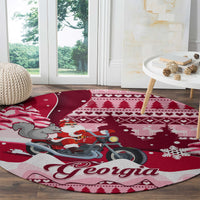 georgia-christmas-round-carpet-santa-claus-riding-motorcycle-with-gray-squirrel