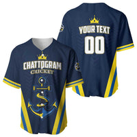 Custom Chattogram Cricket Royals Baseball Jersey Passion Power Purpose - Wonder Print Shop