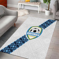 Guatemala Football Area Rug La Azul y Blanco Come On