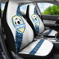 Guatemala Football Car Seat Cover La Azul y Blanco Come On