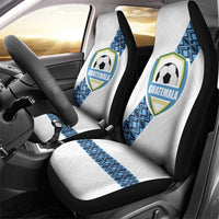 Guatemala Football Car Seat Cover La Azul y Blanco Come On