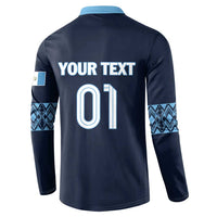 Custom Guatemala Football Button Sweatshirt Vamos Los Chapines