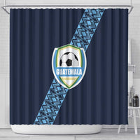 Guatemala Football Shower Curtain Vamos Los Chapines