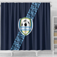 Guatemala Football Shower Curtain Vamos Los Chapines