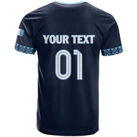 Custom Guatemala Football T Shirt Vamos Los Chapines