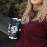 Custom Guatemala Football Tumbler Cup Vamos Los Chapines