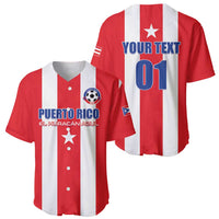 Custom Puerto Rico Football Baseball Jersey Go The Blue Hurricane