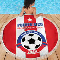 Puerto Rico Football Beach Blanket Go The Blue Hurricane