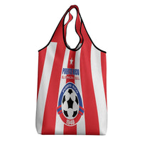 Puerto Rico Football Grocery Bag Go The Blue Hurricane
