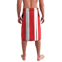 Custom Puerto Rico Football Lavalava Go The Blue Hurricane