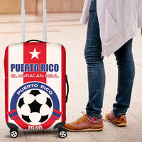 Puerto Rico Football Luggage Cover Go The Blue Hurricane