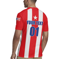 Custom Puerto Rico Football Rugby Jersey Go The Blue Hurricane