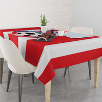 Puerto Rico Football Tablecloth Go The Blue Hurricane