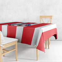 Puerto Rico Football Tablecloth Go The Blue Hurricane