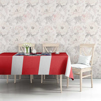 Puerto Rico Football Tablecloth Go The Blue Hurricane