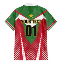 Custom Suriname Football Family Matching Mermaid Dress and Hawaiian Shirt Go Sranankondre Fubal Pluga