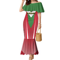 Custom Suriname Football Mermaid Dress Go Sranankondre Fubal Pluga