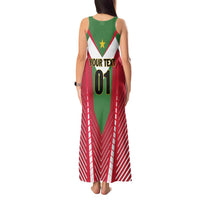 Custom Suriname Football Tank Maxi Dress Go Sranankondre Fubal Pluga