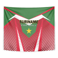 Suriname Football Tapestry Go Sranankondre Fubal Pluga