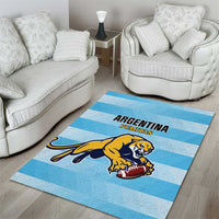 Rugby Argentina Area Rug Pumitas Go Champions