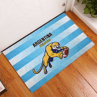 Rugby Argentina Rubber Doormat Pumitas Go Champions