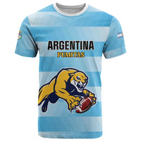Custom Rugby Argentina T Shirt Pumitas Go Champions