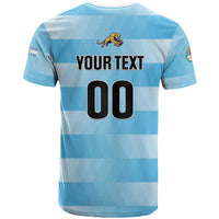 Custom Rugby Argentina T Shirt Pumitas Go Champions